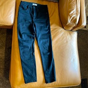 High waisted skinny black jeans